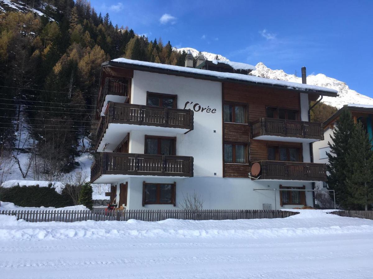 Haus L' Orée Saas-Grund Esterno foto