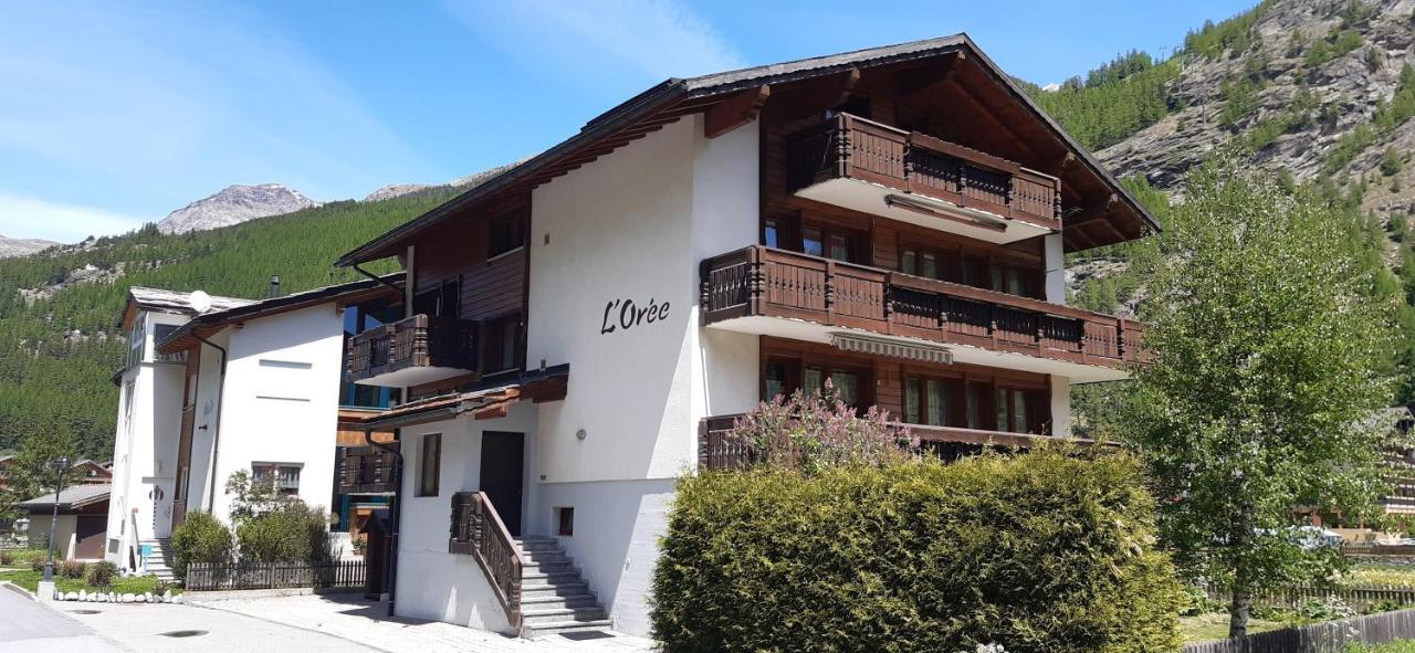 Haus L' Orée Saas-Grund Esterno foto