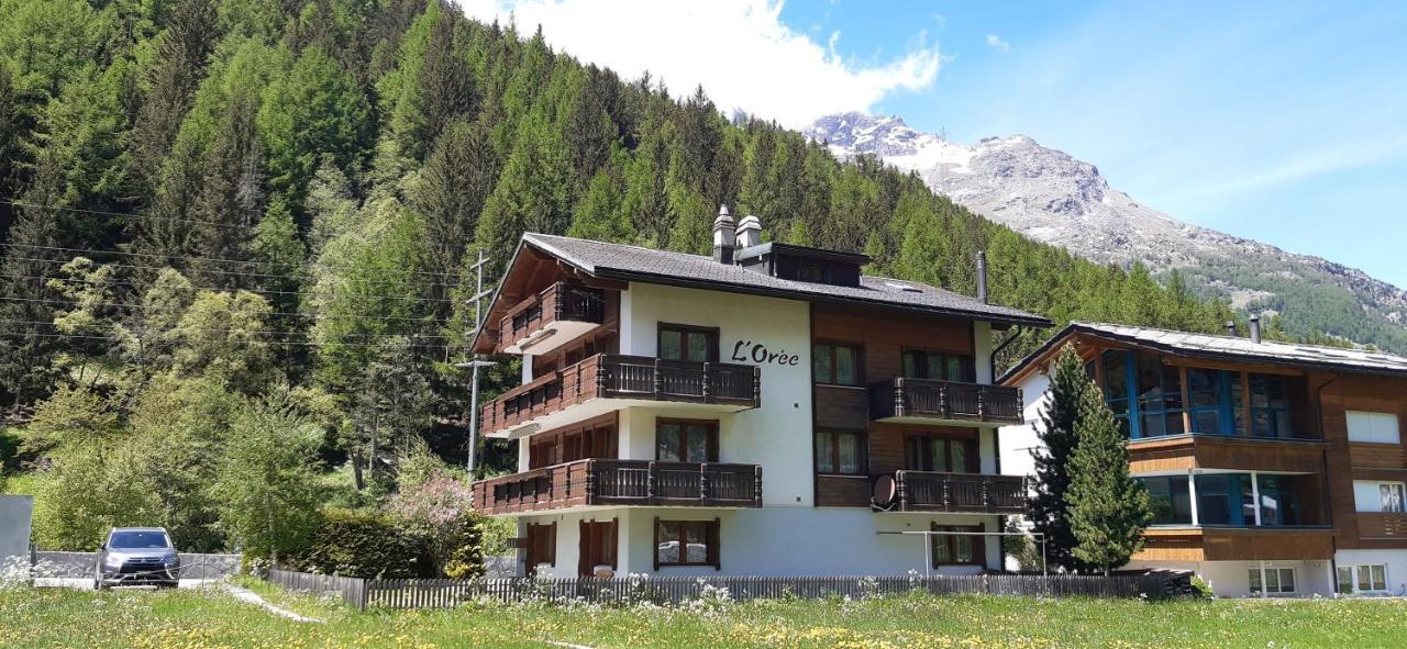 Haus L' Orée Saas-Grund Esterno foto